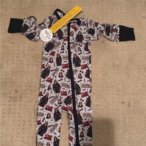 Luxe Kids One Piece Footie with Ozzie Osborn Print